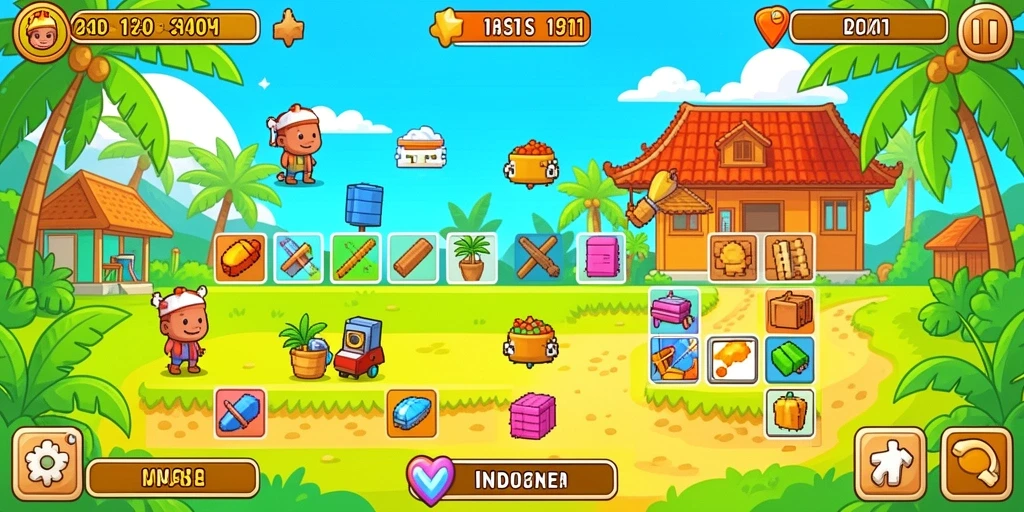 Tampilan awal aplikasi INATOGEL yang menarik.