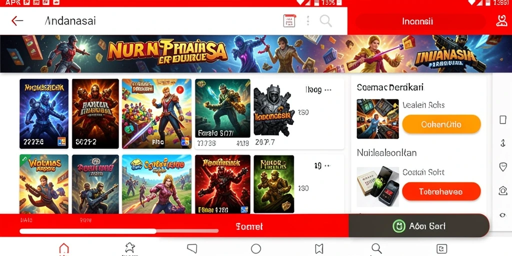 Tampilan awal permainan yang menarik.