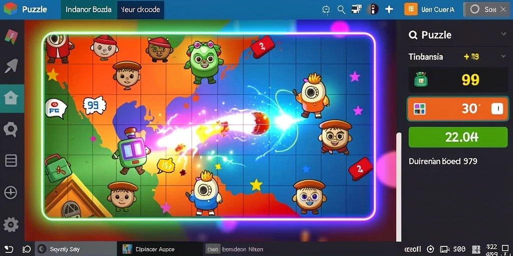 Tangkapan layar menunjukkan karakter utama yang beraksi di tengah level yang menantang.