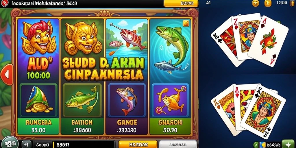 Tampilan menu utama yang menarik dan intuitif.